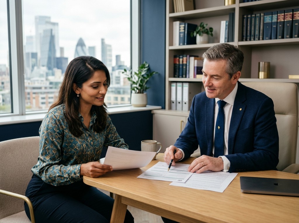 Alta Law consultation meeting in a modern office